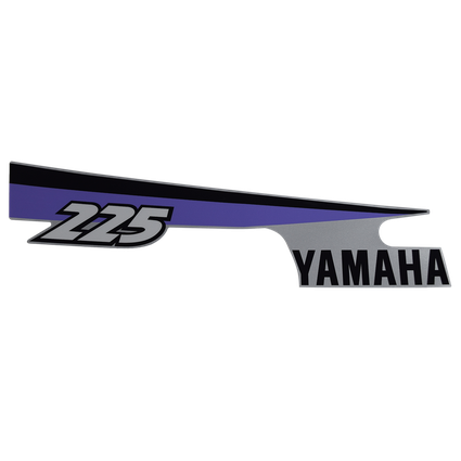 Adesivo da Tampa Lateral Esquerda TDM 225 2001 Prata Original Yamaha