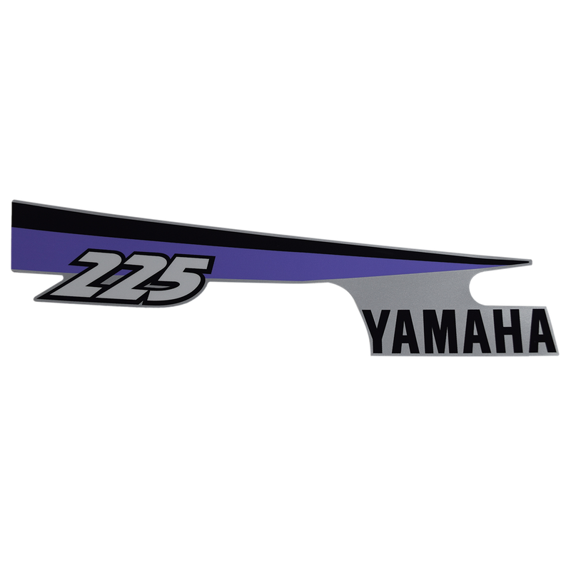 Adesivo da Tampa Lateral Esquerda TDM 225 2001 Prata Original Yamaha