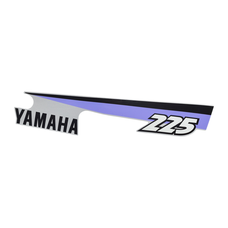 Adesivo da Tampa Lateral Direita TDM 225 2001 Prata Original Yamaha