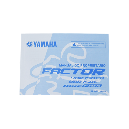 Manual Do Proprietário Fazer Ys250 (2013) Yamaha Original