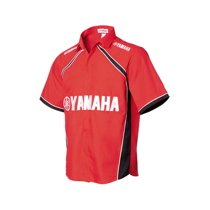 Camisa Masculina Logo Frontal - Vermelha Yamaha